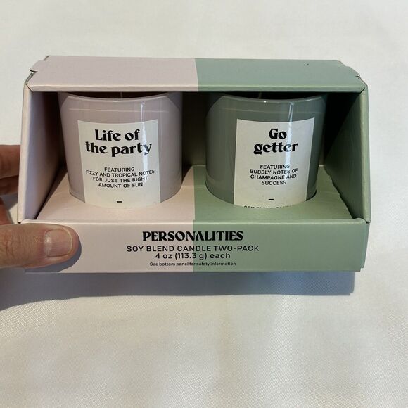 Personalities Candles “Go Getter & Life of the Party” Soy Blend Candle 2 Pack - Picture 4 of 8